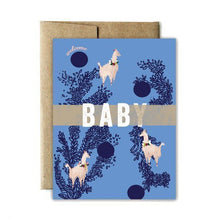 Load image into Gallery viewer, Welcome Bebe Blue Card - Stella and Bobbie