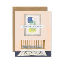 Load image into Gallery viewer, Welcome Bebe Blue Card - Stella and Bobbie